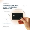 Huntrix themed credit card stickers for debit credit ebt:_Crow cat