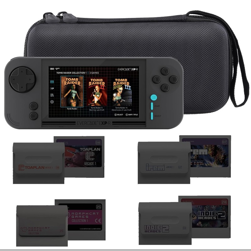 Aenllosi Hard Case for Blaze Evercade EXP-R Retro Gaming Handheld