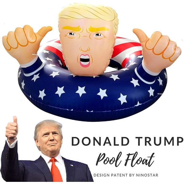 NINOSTAR Pool Float Donald Trump Best Inflatable for The Summer, Fun Swimming Floats for Pool Party