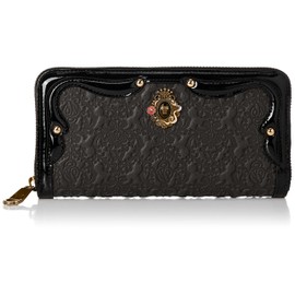 ANNA SUI Serpan Women's Long Wallet, Black