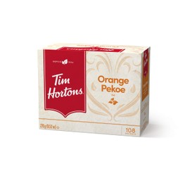 Tim Hortons Orange Pekoe Tea Bags, Classic Steeped Tea, 108ct Pack