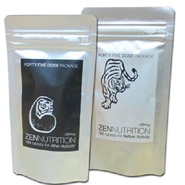 ZEN ACTIVITY ZEN Supplement Set (180 Tablets), Amino Acids/Set Makes a Portable Case Gift