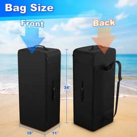 Cosmos Inflatable Paddleboard Carrying Backpack Inflatable SUP Board Travel Storage Bag for ISUP Stand Up Paddle Board Accessories Surfboard, 90L Large Capacity, Shoulder Strap & Padded Side Handles