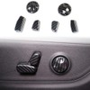 Korlot Carbon Fiber Seat Adjustment Button Cover Trim For Dodge