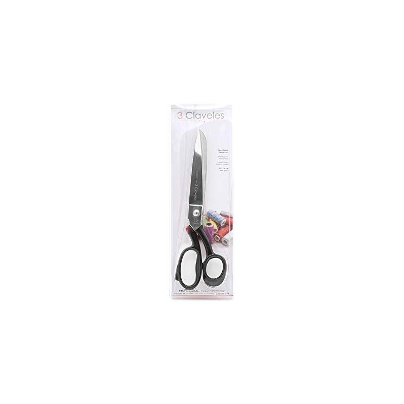 3 Claveles 95 – Tailor Scissors 12 ", Nickel