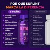 Testo Suplemento Hombre Ácido Aspártico Fenogreco Arginina Zinc Vegano Gluten