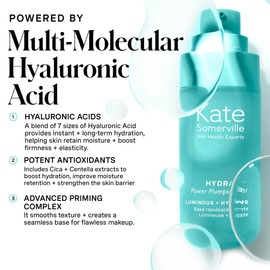 Kate Somerville HydraKate Power Plumping Primer – Hydrating & Revitalizing Face Primer for Radiant, Plump-Looking Skin, 30 mL