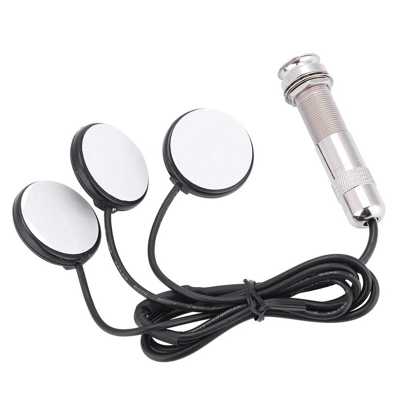 Mxtech Guitar Pickup Piezo Converter with 3 Converters Pickup Piezo