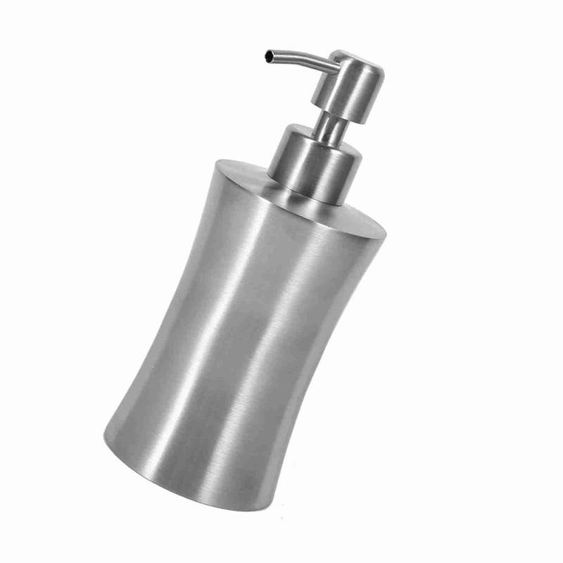 304 Stainless Steel Bathroom Shower Pump Lotion Dispenser Liquid Bottle