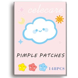 CELECARE Pimple Patches,Pimple Patches for Face,Hydrocolloid Acne Patches, Pimple Patch Cute, Salicylic Acid &Tea Tree Oil,8 Unique Acne Patch Designs,148 Count
