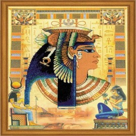 Riolis 0046 Pt Cleopatra Cross Stitch Kit, Cotton, multi-coloured, 30 x 40 x 0 cm