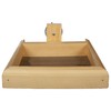 Wooden Mini Window Screen Bird Feeder – Handcrafted Eastern White