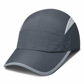 GADIEMKENSD Women's Cap, Reflective Hat, Bill, UV Protection, Breathable, Running Cap, gray (dark gray)