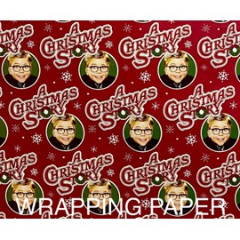A CHRISTMAS STORY - 20 SQ FT🎄HOLIDAY GIFT WRAPPING PAPER 🎁 CHRISTMAS