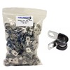 Kable Kontrol 100 Pack 1/4 Inch Stainless Steel Cable Clamps,