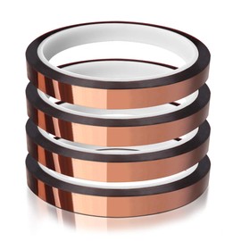 MEBMIK Heat Tape for Sublimation Transfer, Heat Resistant/Press, Adhesive Transfer Tape, Thermal, No Residue, 4 Rolls 10mm x33m(108ft)