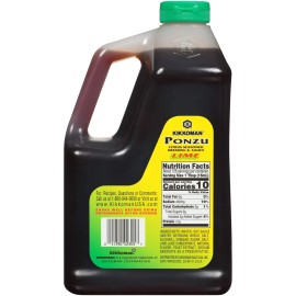 Kikkoman Lime Ponzu Citrus Seasoned Dressing 64 Fl Oz Pack of 1