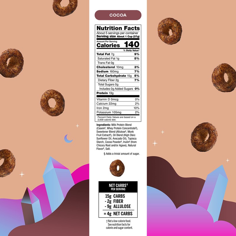 Magic Spoon Cereal, Cocoa 4-Pack - Keto, Gluten & Grain