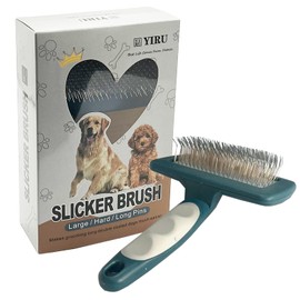 Doodle Poodle Dog Brush for Grooming, Extra Long Pin Large Slicker Dog Brush for Golden doodle Poodle, Removes Loose Hair,Undercoat (1.06")