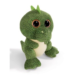 NICI 48924 Cuddly Toy GLUBSCHIS Dino Tyrannosaurus Rex Xert 25 cm Green Dangling Sustainable Soft Toy Made of Soft Plush, Cute Plush Toy for Cuddling and Playing, for Children and Adults