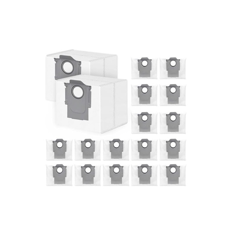 18 Pack Q5 Dust Bag for Roborock Q7/M5+/Max+, Q10 S5+/X5+,