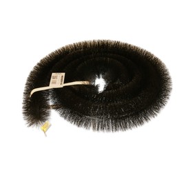 1 x 4m (4 metres) 100mm Black Hedgehog Gutter Brush - Leaf guard stops blocked gutters