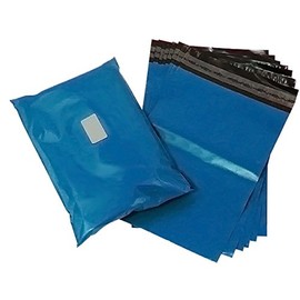 Triplast 6 x 9-Inch Plastic Mailing Postal Bag - Metallic Blue (Pack of 100)