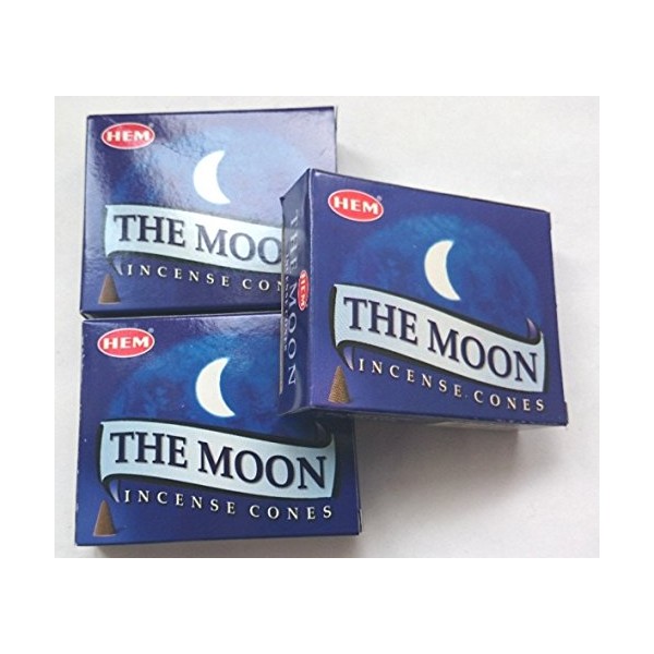 HEM Incense Moon Cone Set of 3