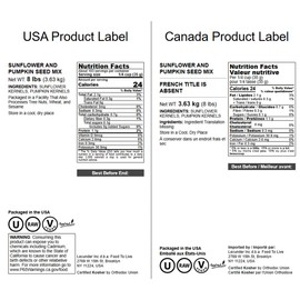 Food to Live Sunflower and Pumpkin Seed Mix, 8 Pounds – Natural Snack, Rich in Protein, Perfect for Snacking, Baking and Salads, Raw, Vegan, Kosher, Bulk