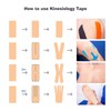 Pre-Cut I Kinesiology Tape, Elastic Sports Tape Used to Prevent