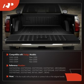 A-Premium 30-PC Tailgate Hardware Rebuild Kit with Bolts Compatible with Dodge Ram 1500 2002-2008, Ram 2500 3500 2003-2009, Tailgate Parts Handle Bezel Latch Cable Rod Bushing