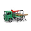 Bruder 02769 Man Timber Truck with Loading Crane and 3