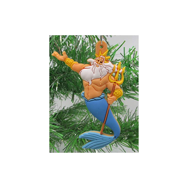 Little Mermaid King Triton Ornament (Unique Shatterproof Design)