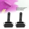 FLEXMAN 2Pcs Rubber Roller Tool, 6cm Soft Rubber Brayer Rollers,