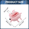 Partuto Car Tissue Holder Car Tissue Box Organizer Plush 9.84"x5.91"x1.97"