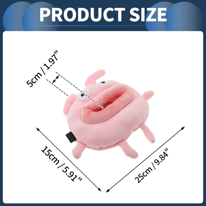 Partuto Car Tissue Holder Car Tissue Box Organizer Plush 9.84"x5.91"x1.97"