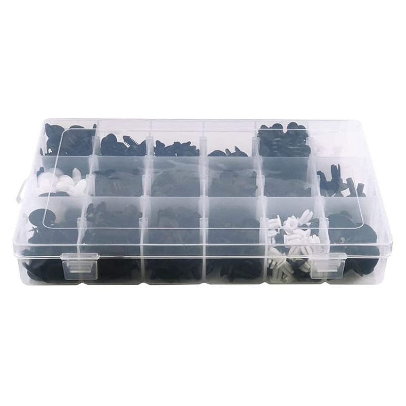 ANCLLO 435 Pcs Plastic Car Push Button Rivets for 90