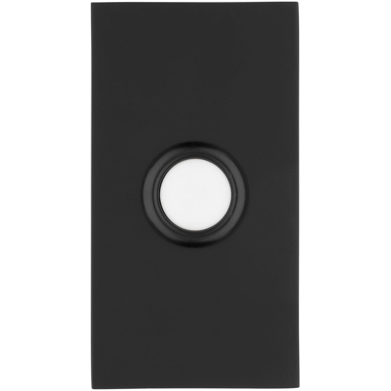 Baldwin 4863 3" x 1-1/2" Illuminated Rectangular Door Bell from