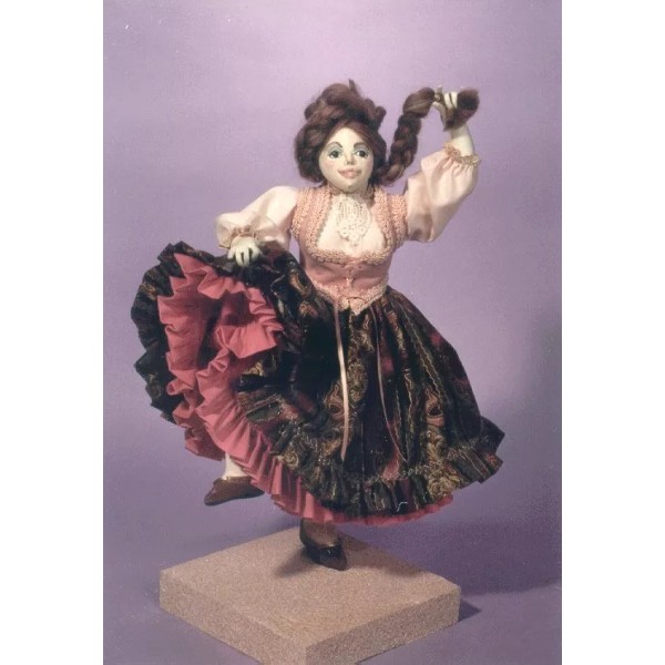 Gloria Mimi Winer *NEW* Cloth Art Doll CD Pattern "Blossom"