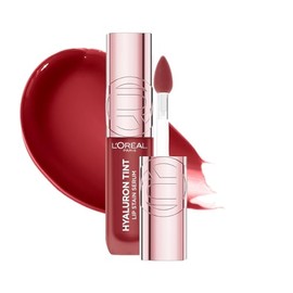 L'Oréal Paris, tinta sérum para labios Hyaluron Tint, tono 521 Bordeaux Please, para hidratación instantánea, color duradero y sensación ligera