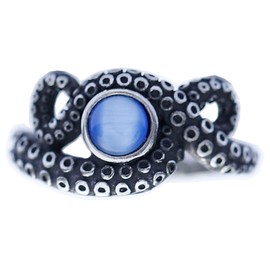 Sinoyp Tentacle Ring Statement Kraken Jewelry Rings Octopus Ring Squid Rings for Gifts (11)