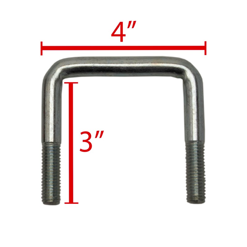 Extreme Max 3006.7032 10" Galvanized Swivel-Top Bunk Bracket with Hardware