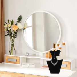 Levemolo Necklace Display Holder Bust Jewelry Stand Necklace Display Stand for Earring and Necklace Jewelry Bust Necklace Bust Stand