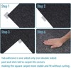 Vakerga Carpet Tile Tape 200 Pack Grey, Floating Floor Adhesive