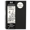 Pinnora Creative A4 Sketchbook, Wire Spiral Bound Sketch Book with