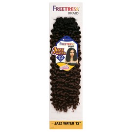 MULTI-PACK DEALS! FreeTress Synthetic Hair Crochet Braids Jazz Water 12" (6-PACK, 530)