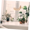 Outanaya Hanging Flower Basket Holder Iron Wire Planter Hook for