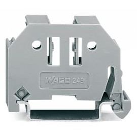 WAGO – Endklammer Contact 249/Holder Plastic Series Screwless 249 TS35 DIN Rail 35 mm 10 mm
