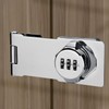 180-Degree Password Lock - 2-Way Silver Swing Door Lock