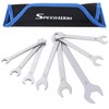 SPEEDWOX 8pcs Slim Wrench Set Ultra Thin Open End Wrench